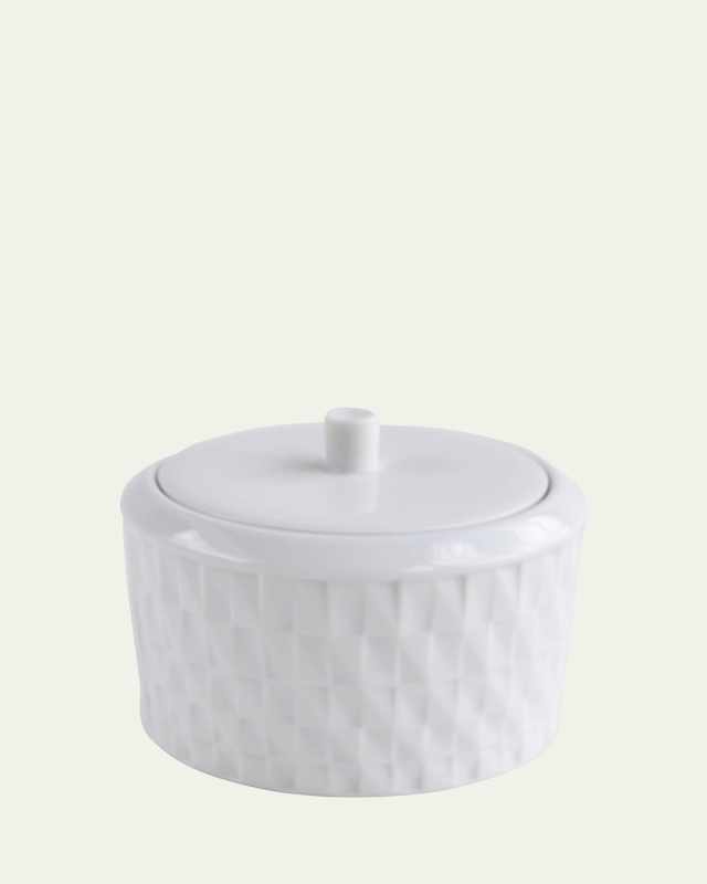 Twist White Sugar Bowl